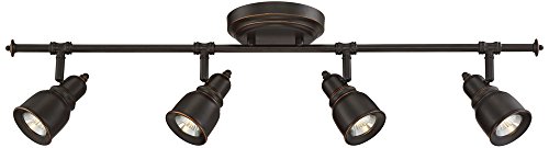 Pro Track Denise 4-Light Bronze LED Track Fixture