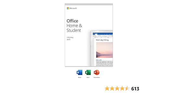 Microsoft Office Home And Student 2019 Activation Card By Mail 1 Person Compatible On Windows 10 And Apple Macos Amazon Sg Software
