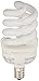 TCP CFL SpringLamp, 60W Equivalent, Soft White (2700K), Candelabra Base Spiral Light Bulb