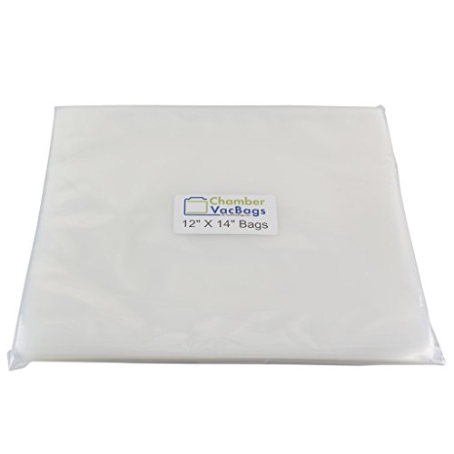 100 ChamberVacBags 3-Mil12" X 14" Vacuum Chamber Pouches for all Chamber Sealer Packaging Machines
