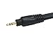 Monoprice Audio Cable - 1.5 Feet - Black | Premium Stereo Male to 2RCA Male 22AWG, Gold Plated