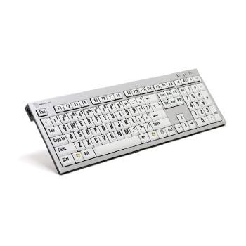 Large Print Computer Keyboard USB Wired Keyboard Vision Keyboard with Large Print Letter 