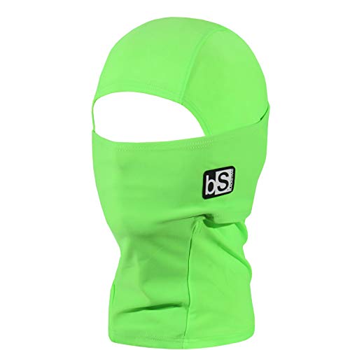 BLACKSTRAP Kids The Hood - Polaina y calentador de cuello para clima frío de doble capa para niños, verde brillante