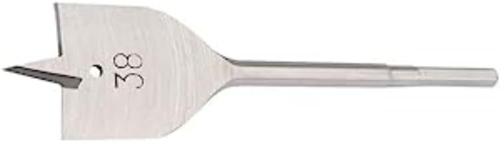 Draper Expert 38.0mm Flat Wood Bit 38 mm Blue