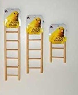 Birdie Basics Wood Ladder 3pcs Combo Pack (Includes One 3-Step Ladder, One 5-Step Ladder, and One 7-Step Ladder)