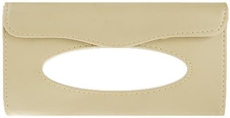 MotoPanda Car Sun Visor Tissue Paper Box Case Auto Interior Decoration Accessories Holder Beige