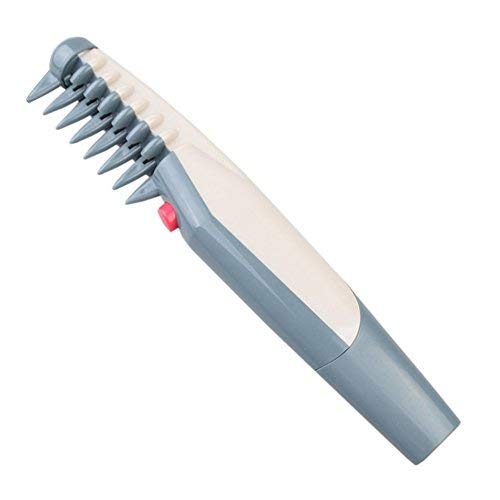 OFKPO Electric Pet Grooming Comb, Ideal for Dog & Cat, Removes Knots & Tangles, Powered by AAA Batteries, Ergonomic Handle, Safety Teeth, 230 x 45mm