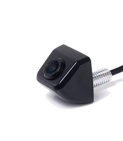 BW Car Front View & Rearview Backup Camera, Shiny Black Solid Zinc Alloy Metal Housing Car Parking Backup Camera with UNIQUE Multifunction Switchers (Mirror/No mirror Switcher and Distance Guide Line Yes/No Switcher) - Black