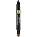 L'Oreal Paris Brow Stylist Kabuki Blender Brow Crayon, Dark Brunette, 0.05 oz.