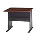 Bush Business Furniture Series A 36W Small Desk in Hansen Cherry and Galaxy, Compact Computer Table for Home or Professional Office