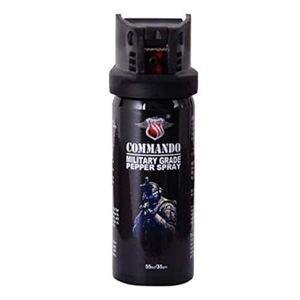 Shadow Securitronics Commando Super Strong Military Strength OC Pepper Spray with Safety Lock, Self Defence for Women (35gm/55ml)- Never Compromise on Your Safety