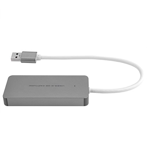 Deekec USB3.0 HD Video Capture Adapter (HDMI to USB3.0) Game Capture Live Steaming 1080P 60FPS for Windows, MAC OS, Linux