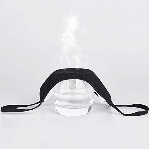 6 Pack Reusable Cotton Fabric, Fashion Protective, 100% Cotton Unisex Black Dust Cotton, Washable