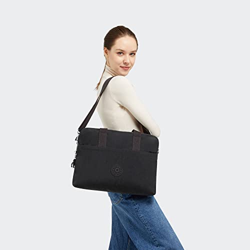 Kipling Women's Elsil Laptop Bag, Black Noir in Oman Whizz - Main Image