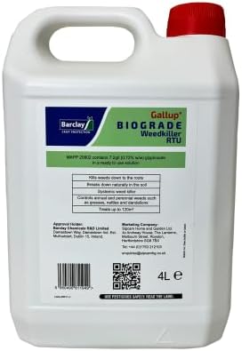Gallup Biograde Weedkiller RTU 4L Glyphosate Spray Extra Strong