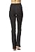 TLC Sport UK Women's Classic Side Panel Stripe Standard Waist Pant Boot Cut Yoga Legging Bootleg Trousers
