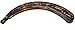 Parcelona French Channeled Extra Large Long Tortoise Shell Celluloid Ponytail Holder Banana Hair Clip