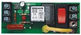 Panel Relay 4.00x1.60in 20Amp SPST + Override 24Vac/dc/208-277Vac