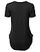 J.TOMSON Womens Round Neck Lightweight Short Sleeve Soft Loose Fit T-Shirt Top