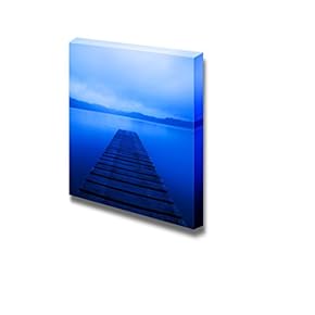 Tranquil Peaceful Lake with Jetty New Zealand Wall Decor