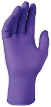 KIM CLARK 55083 Kimberly-Clark S5200 6 Mil 9½" Disposable Nitrile Exam Gloves, Nitrile, Large, Purple (Pack of 100)