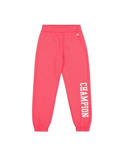 Champion Mädchen Legacy Graphic Shop G (405027) - Ultra-Light Soft Compact Powerblend Fleece Elastic Cuff Trainingshose, Sorbetto al Lampone (RAS),