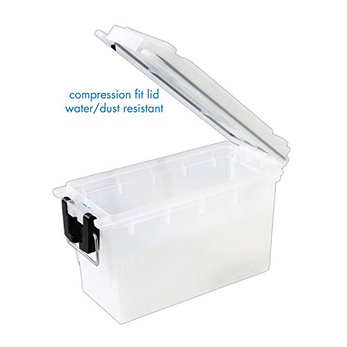 Logix 12535 Stackable Craft Storage Box with Handle, Locking Art Supply