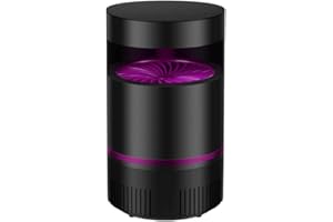 THAIVEE Bug Zapper, Fruit Flies Trap, Electric Mosquito & Fly Zappers/Killer - Insect Attractant Trap Powerful Little Gnats, Hangable Mosquito Lamp for Home, Indoor, Outdoor, Patio (Black)