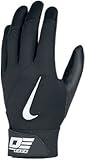 Nike GB0332 Diamond Elite Edge II Batting Gloves - Adult - Black/Black