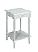 Convenience Concepts French Country End Table, White