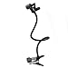 AFUNTA Universal 360 Degree Cellphone Stand Holder, Rotation Flexible Long Arms Gooseneck Lazy Bracket Compatible iPhone iPad GPS Samsung BlackBerry Devices -Black