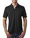 adidas Golf Mens Gradient 3-Stripes Polo (A206), Black, Large