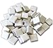 Jennifer's Mosaics 1-Pound 3/8-Inch Deco Ceramic Mosaic Tile, White