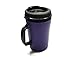 GAMA Electronics 2 ThermoServ Foam Insulated Coffee Mugs 34 oz (1) Purple & (1) Blue
