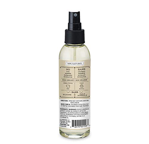 JR WATKINS NATURAL HYDRATING BODY OIL MIST, COCONUT MILK & HONEY, MOISTURIZING BODY OIL SPRAY FOR GLOWING SKIN AND CRUELTY FREE, 6 FL OZ