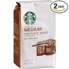 Amazon.com : Starbucks Pike Place Roast Ground Coffee, 12 ...