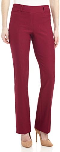 RekucciWomens Ease Into Comfort Fit Barely Bootcut Stretch Pants