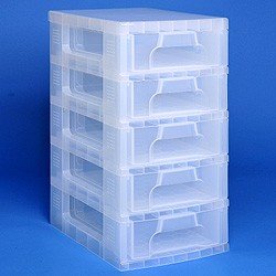 Really Useful Storage Tower With 5 X 7 Litre Really Useful Drawers