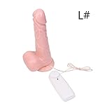 Realistic Dilldós Women Vibrant Toy With Remote & Handsfree Strong Suction Cup Base, G Spotter Stimulator For Female Relaxation, Adult Casual Toy Flesh Color Large 7.7