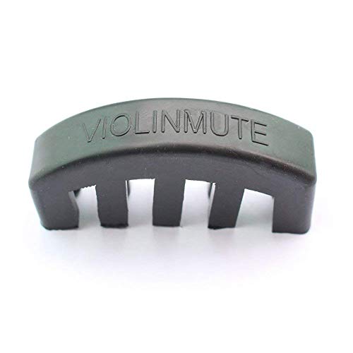 Violin Mute Practice Violin Silencer Rubber Mute for Violins for 1/2 3/4 4/4 Violin Soft Rubber 2pc Claw 2pc Round