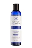 Organic Volumizing Shampoo by Nurture My Body - 100% All Natural and Organic with Essential Oils - SLS Free - Best for Fine Hair and Safe for Color Treated Hair (Fragrance Free)