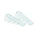 Magic Sliders 4” Translucent Rubber Doorstopper, Multi-Surface Design Great for use at Office, at Home, School, Easy to Install (#80378) – 2 Count