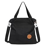 MYHOZEE Women Canvas Shoulder Bag Casual Tote