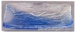 Japanese Tempered Glass Sushi Dinner Serving Plate