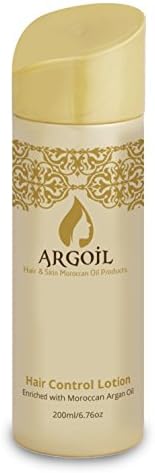 ARGOIL Hair Loss Control Lotion Enriched with Moroccan Argan Oil + Tea Tree Oil + Lavender 6.76 Oz - Made from Dead Sea Mineral Water &amp; Unique Plant Extracts