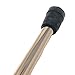 PCP Adjustable Cane Molded Palm Handle with Black Grip, Right Hand, Bronze Shaft