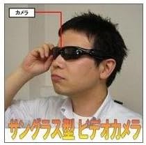 Sunglasses Video Camera (with micro SD 4GB)