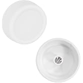 CAMGJORT RRKWV Rotary Replacement Dimmer Knobs, White (2)