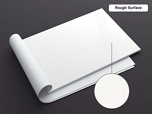 Bellofy Painting Paper Pad - 25 Sheets - Acrylic Oil Watercolor Cold Pressed Rough Finish Paper for Painting - 9 x 12 inches, 246 lB / 400 GSM - Thumbnail 3