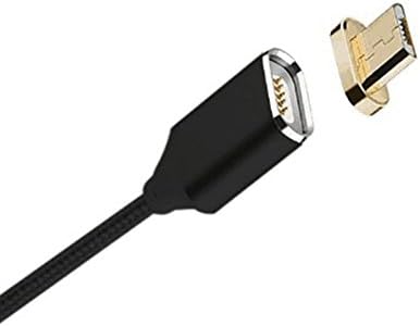 SUKAR 4th Generation Magnetic Braided USB Charging Cable for Samsung Galaxy S2 S3 S4 S6 , Note 2/3/4/5, LG G4 G3, Sony Xperia Z5 Premium/Compact etc 3.3ft 1M (Black For Android / Samsung)